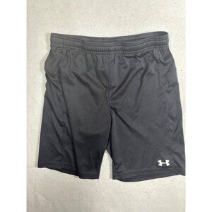 Under Armour Youth Loose Fit HeatGear Shorts Black Large